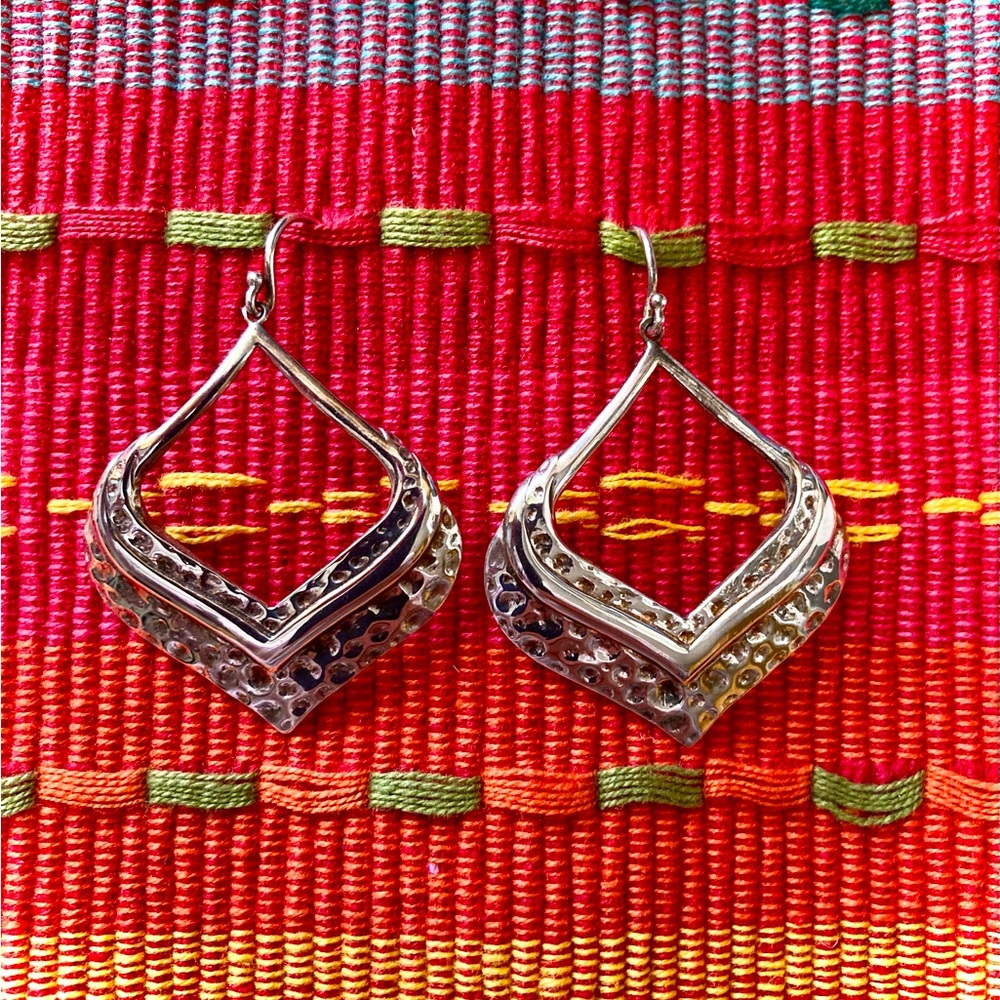 🎉 Bold Sterling Silver Earrings